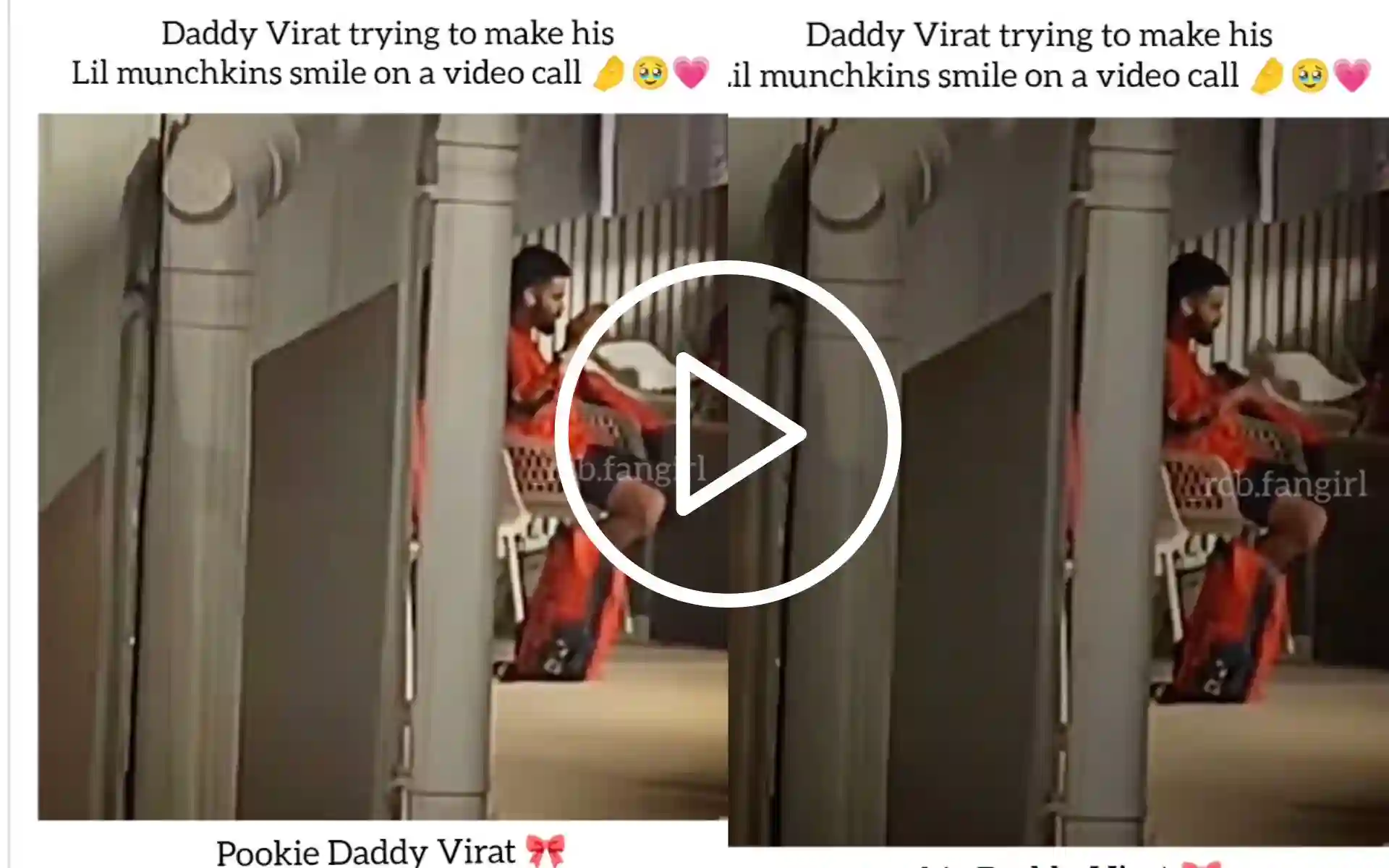 [Watch] Virat Kohli's Heartfelt Video Call With Anushka And Kids Akaay,Vamika